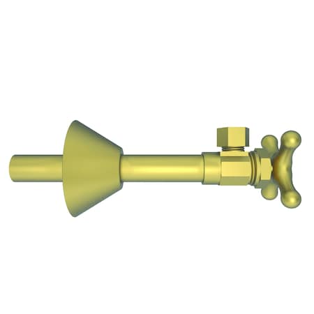 Newport Brass Angle Valve Kit, 1/2" Sweat in Antique Brass 416X-06